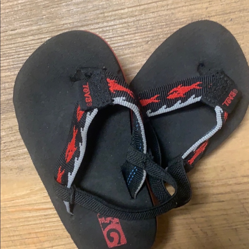 Teva Shark flip flops